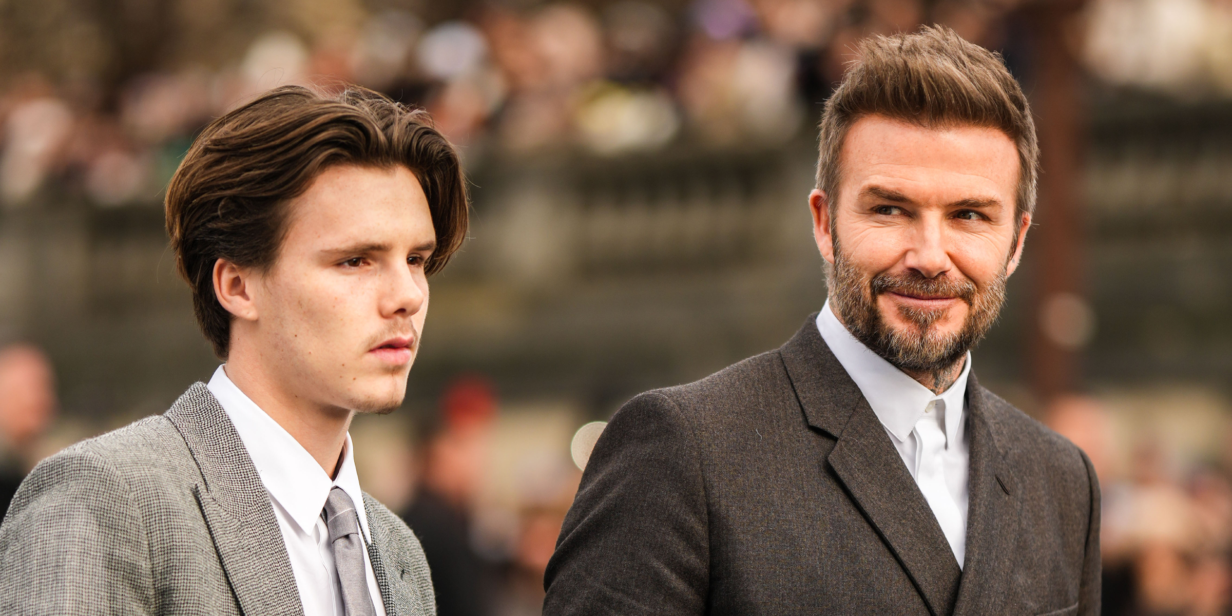 Cruz Beckham et David Beckham, 2023 | Source : Getty Images