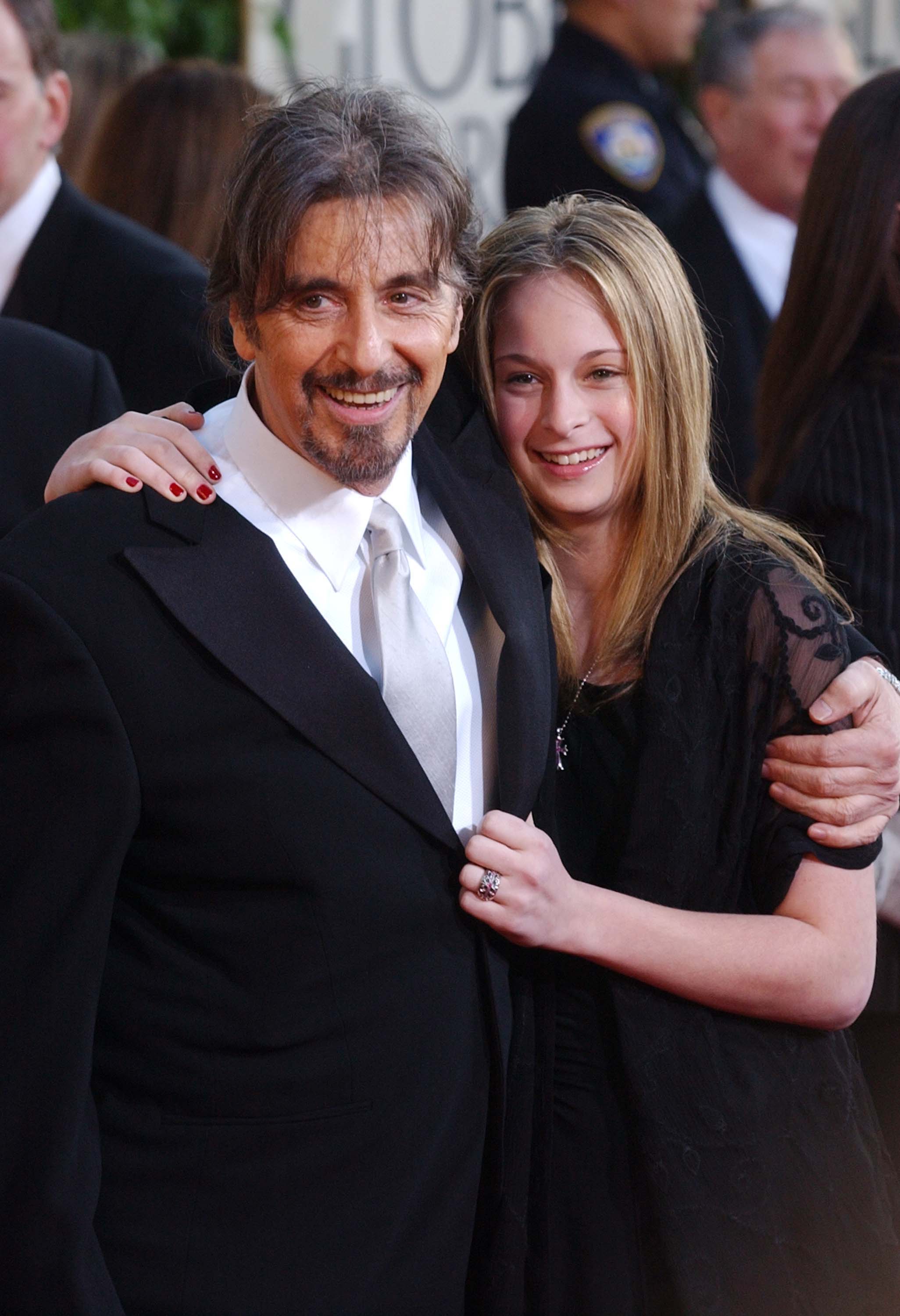 Al Pacino et sa fille à Los Angeles, Californie, le 25 janvier 2004 | Source : Getty Images