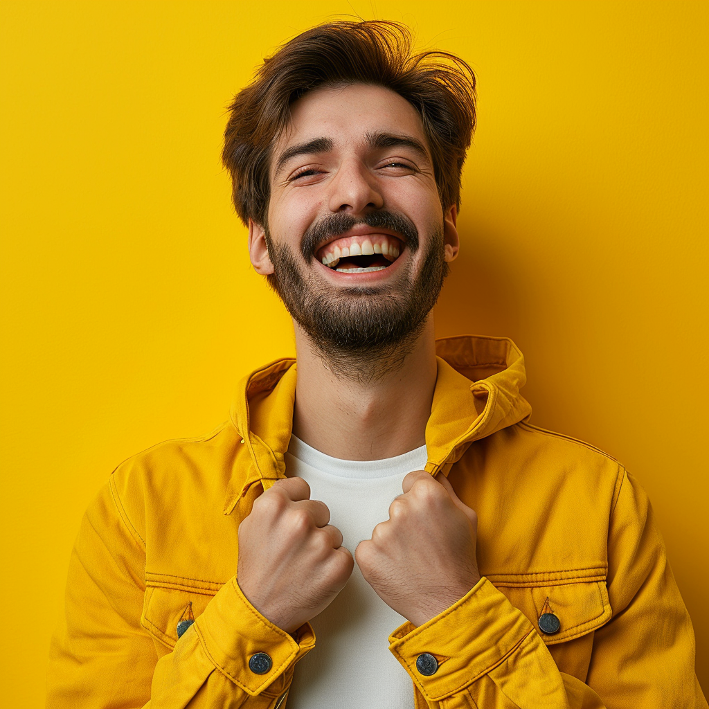 An excited man | Source: Midjourney