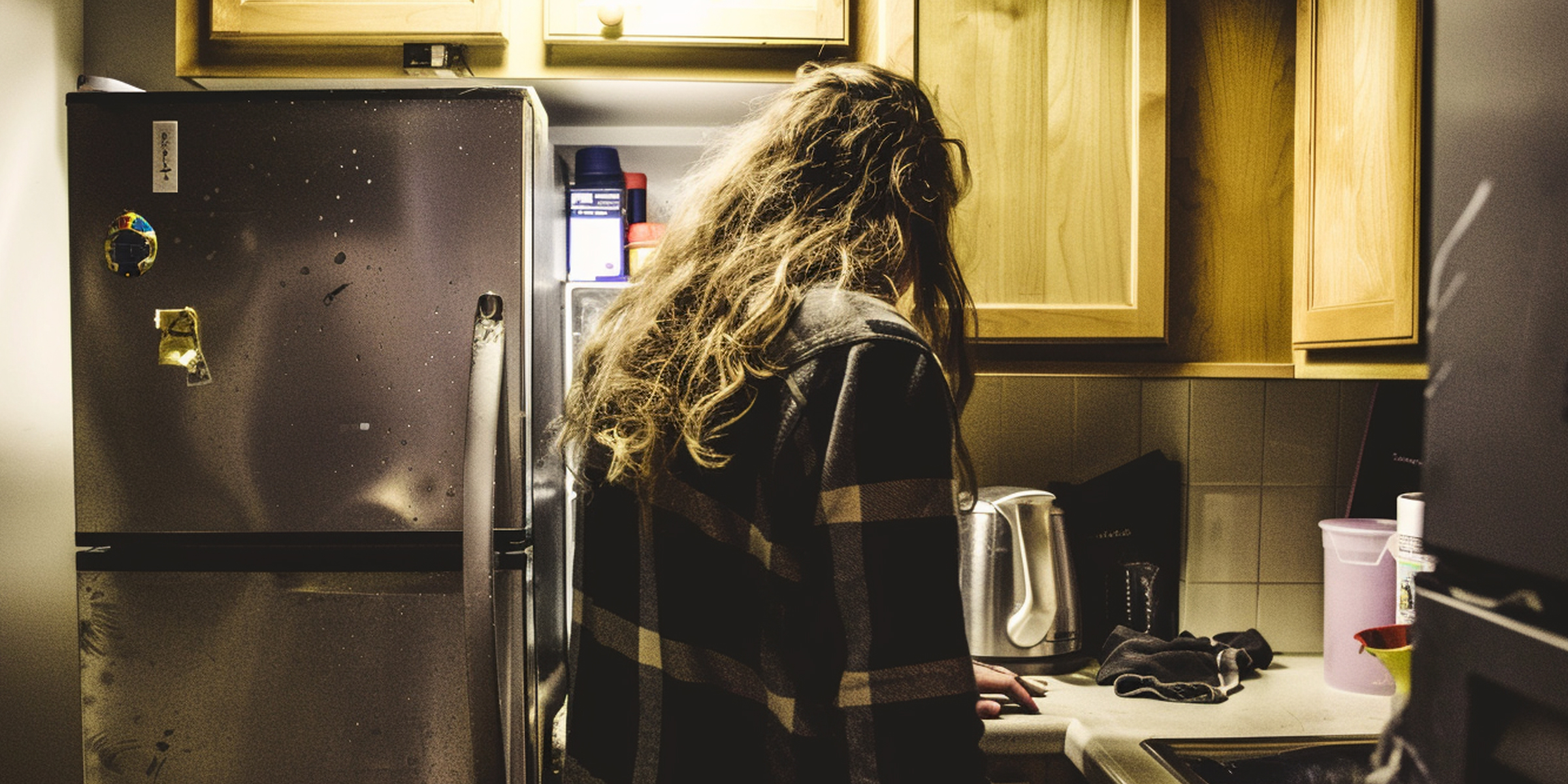 Une femme debout devant un comptoir de cuisine | Source : Amomama