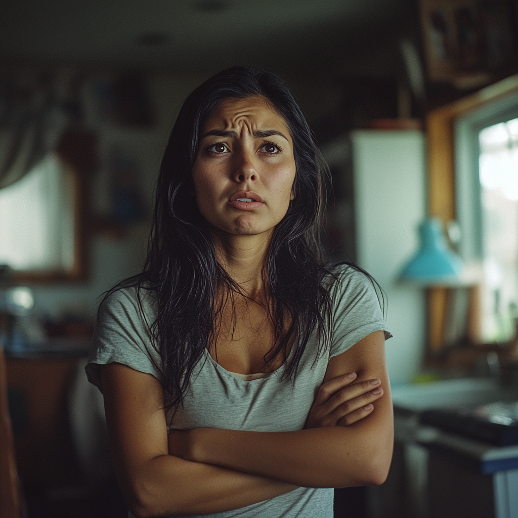 Une femme bouleversée | Source : Midjourney