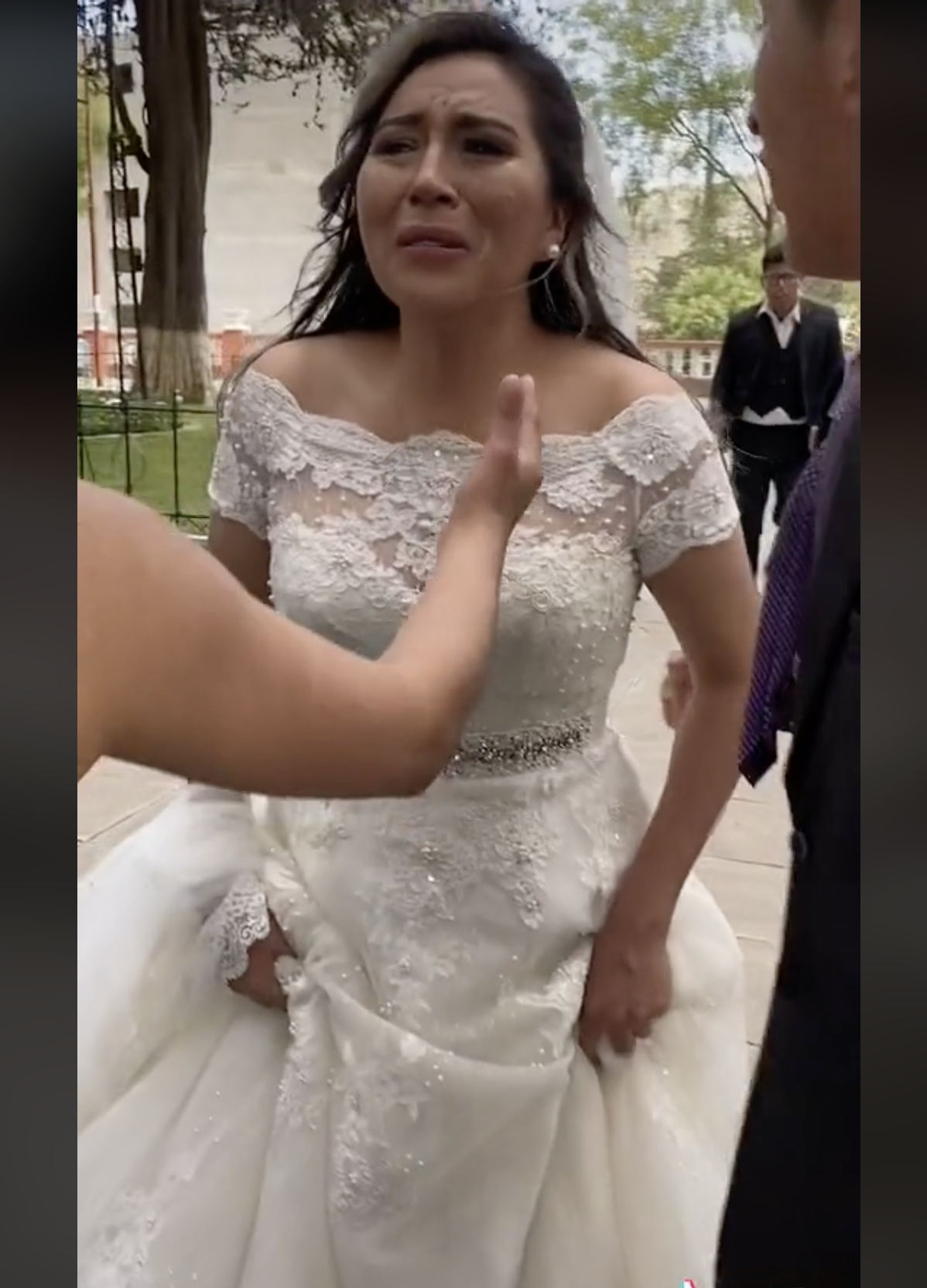 La future mariée en larmes. | Source : tiktok.com/@santosyudai