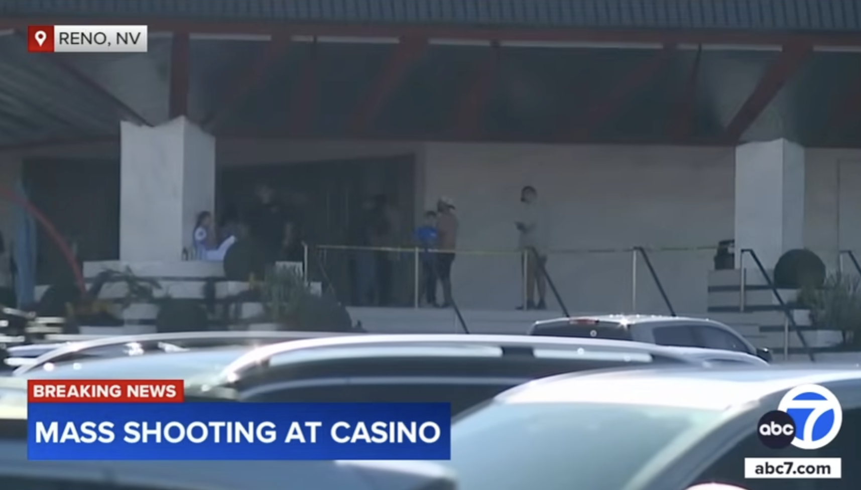 La zone des voituriers de l'hôtel Grand Sierra à Reno, dans le Nevada, encordée, posté le 28 juillet 2025 | Source : YouTube/ABC7