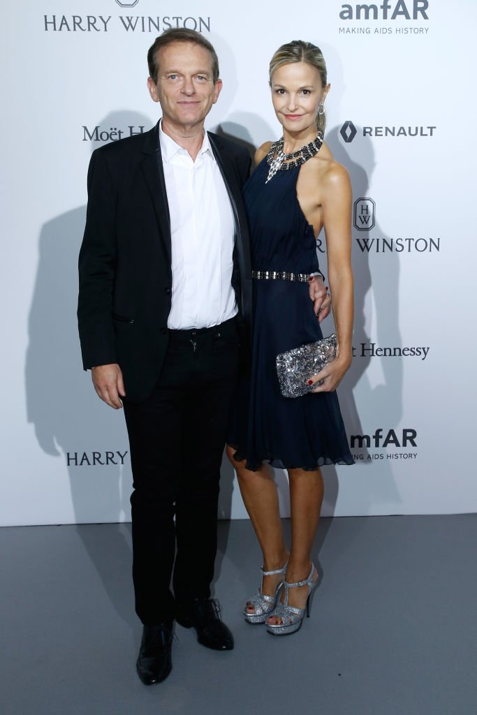 Frédéric et Marie Saldmann le 2 juillet 2017 à Paris. l Source : Getty Images