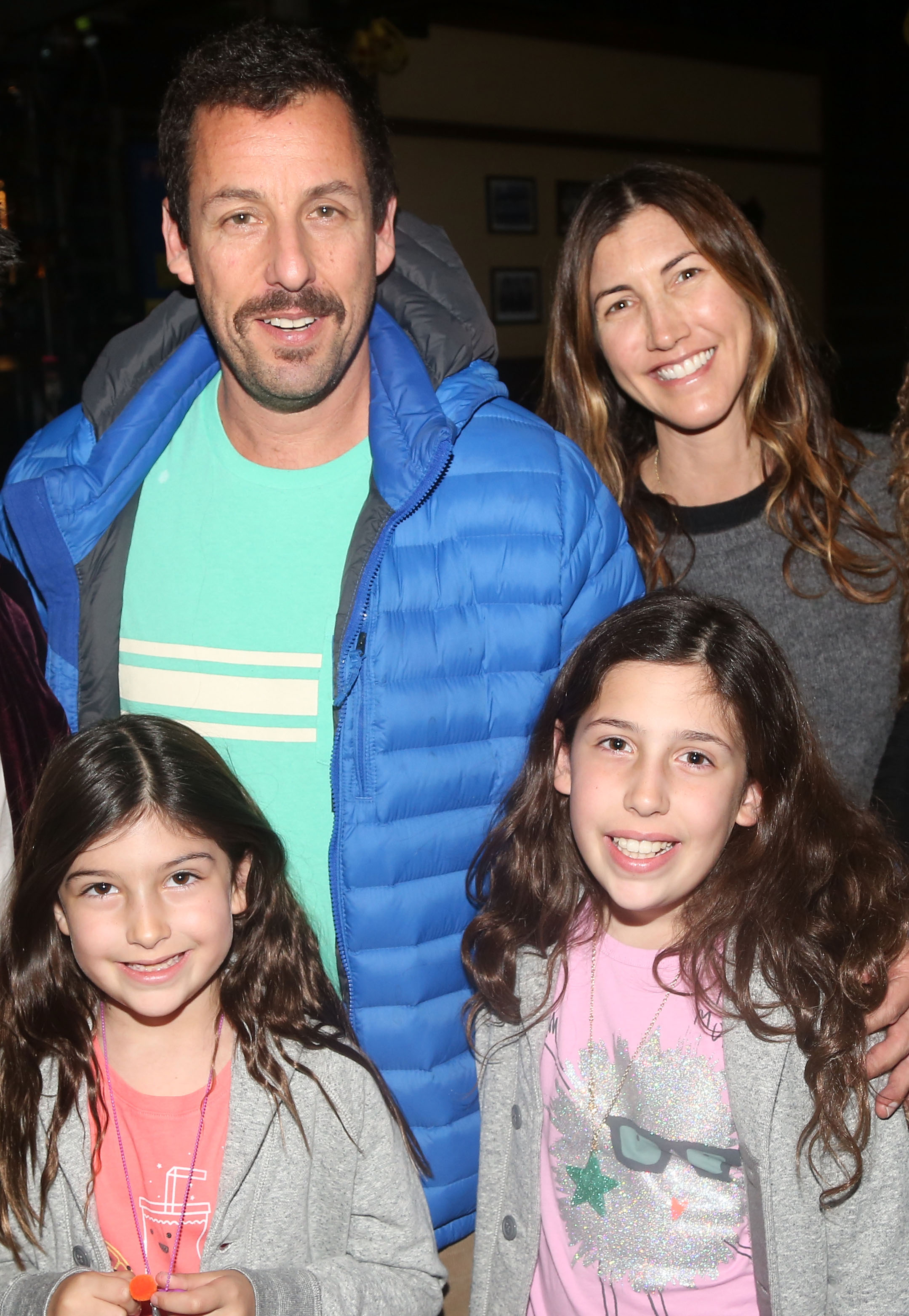 Sunny Sandler, Adam Sandler, Sadie Sandler et Jackie Sandler, 2016 | Source : Getty Images