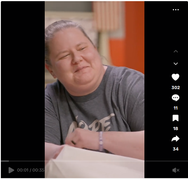 Andrea Alton, dans un post daté du 15 mai 2025 | Source : Tiktok/@reallytvchannel