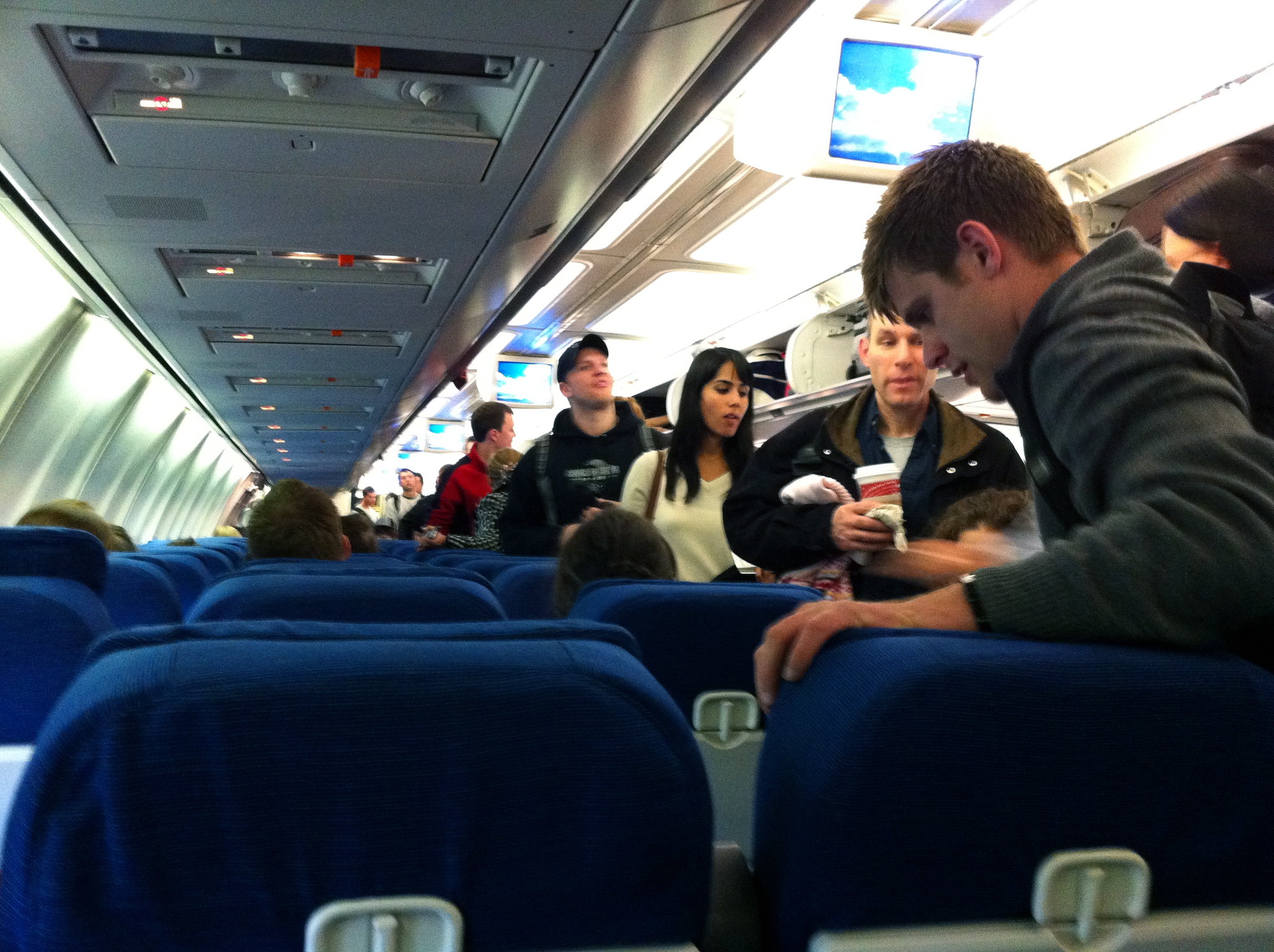 Passagers dans un avion | Source : flickr.com