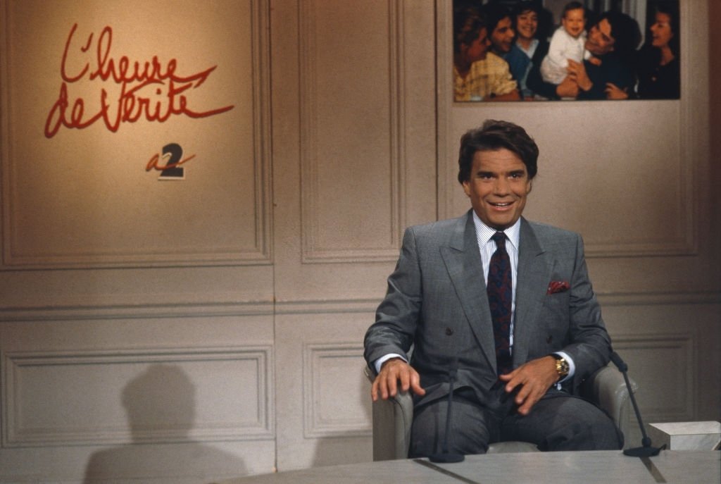 Bernard Tapie à l'émission politique "L'heure de Vérité", 12 juin 1990, Paris. | Photo : Getty Images