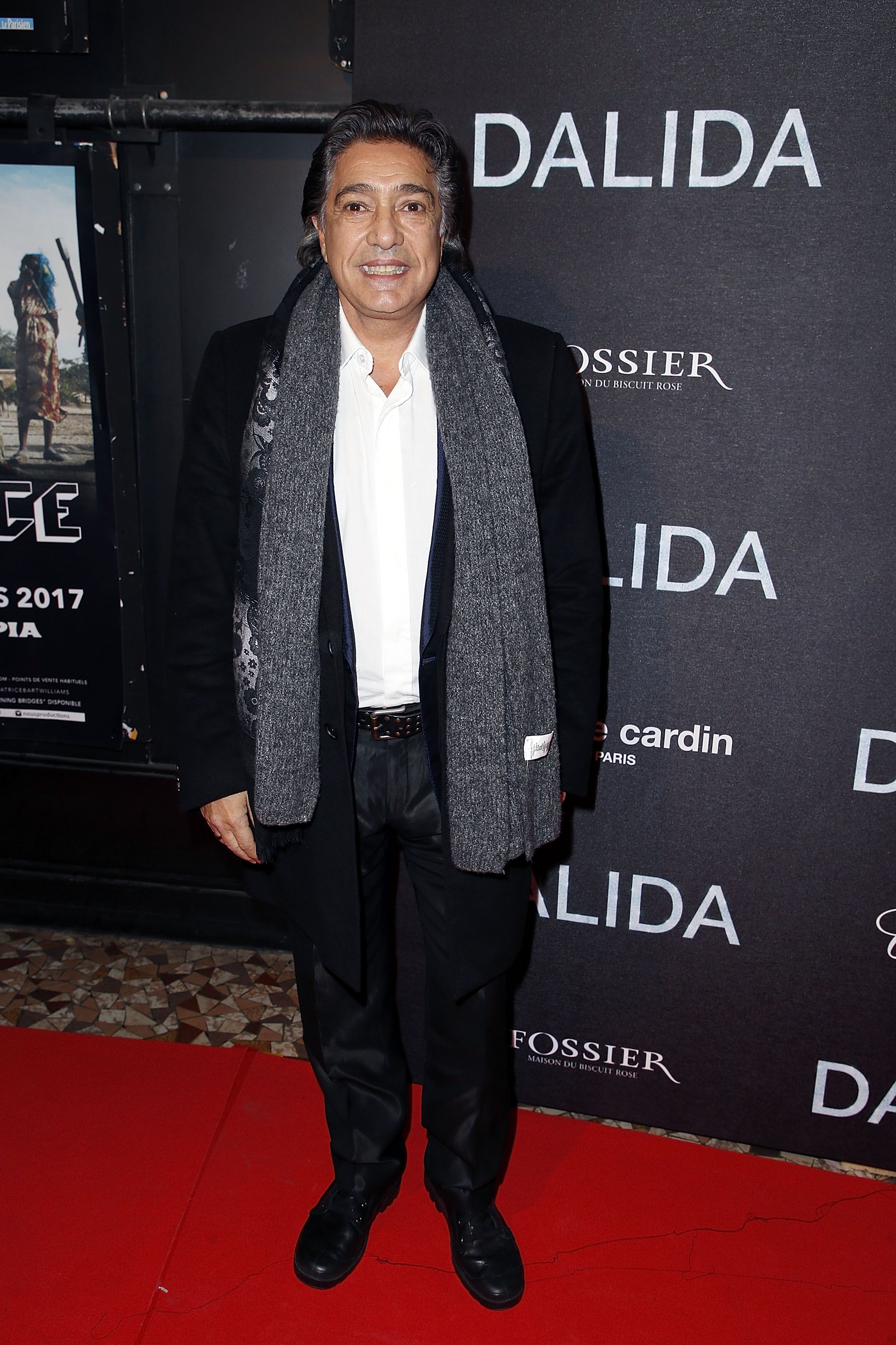 Le chanteur Frédéric François assiste à "Dalida" Paris Premiere à L'Olympia le 30 novembre 2016 à Paris, France. | Photo : Getty Images