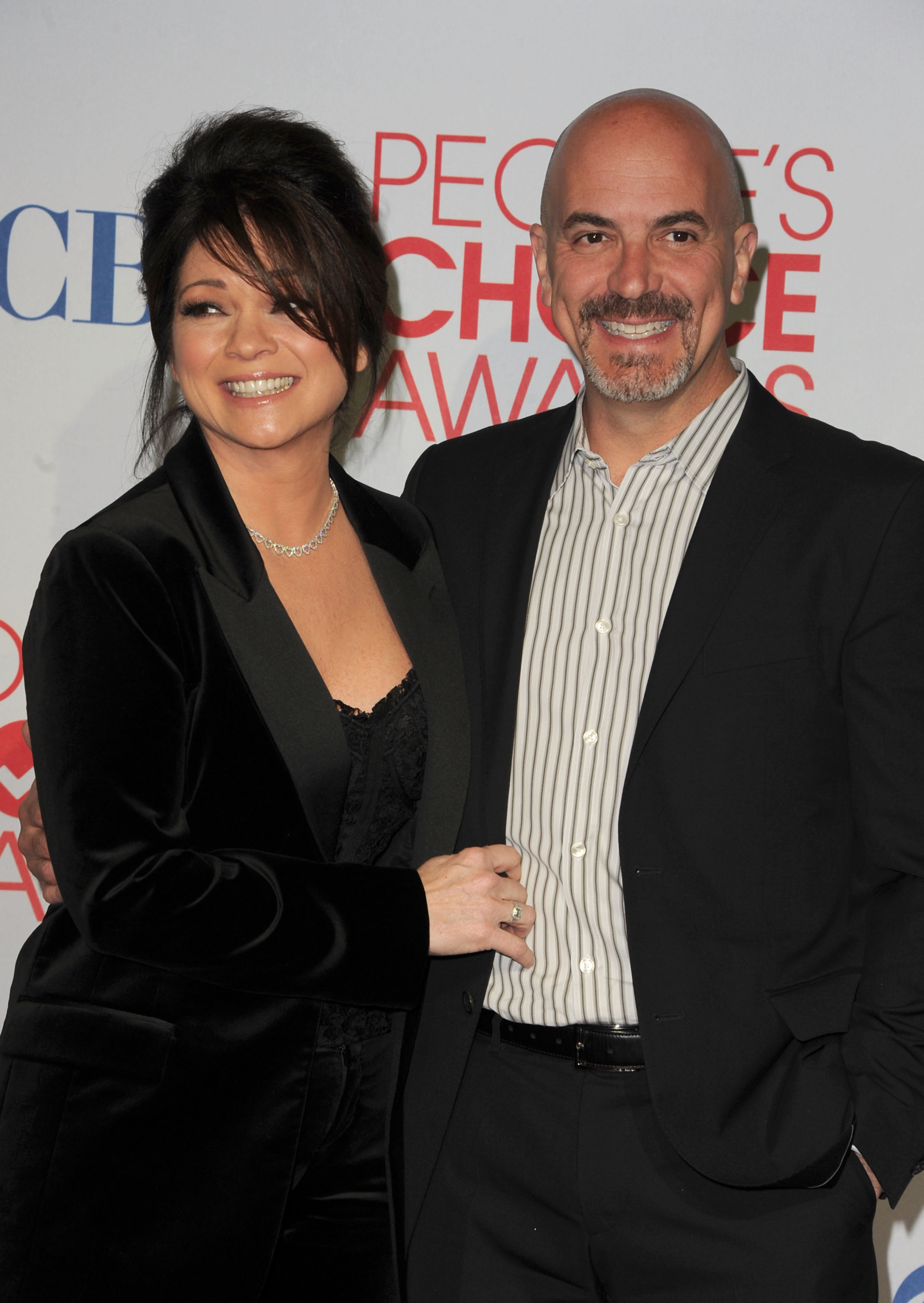 Valerie Bertinelli et Tom Vitale aux People's Choice Awards à Los Angeles, Californie, le 11 janvier 2012 | Source : Getty Images