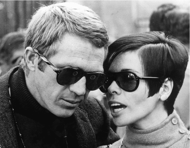 L'acteur Steve McQueen avec sa première femme Neile Adams à San Francisco en 1968. l Source : Getty Images