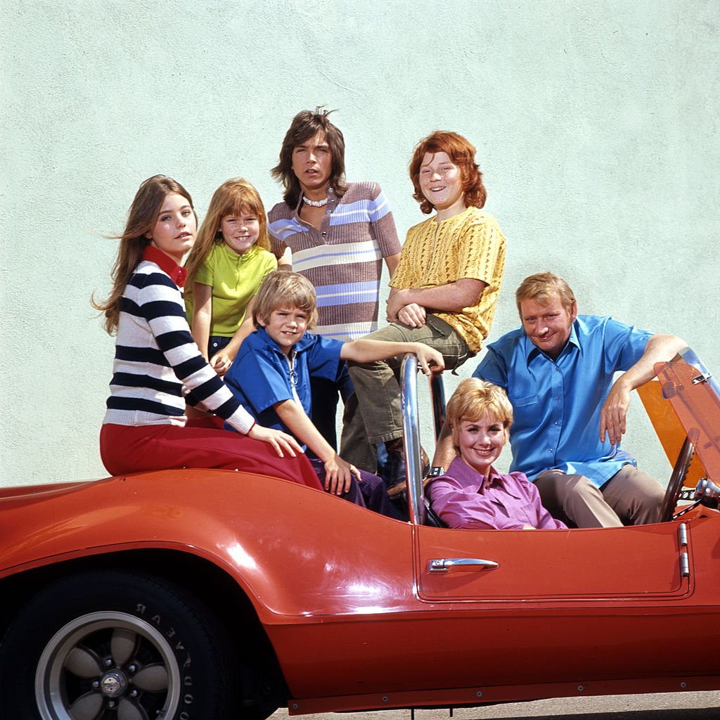 Les acteurs de "The Partridge Family", notamment Susan Dey et David Cassidy, en mai 1972 | Source : Getty Images