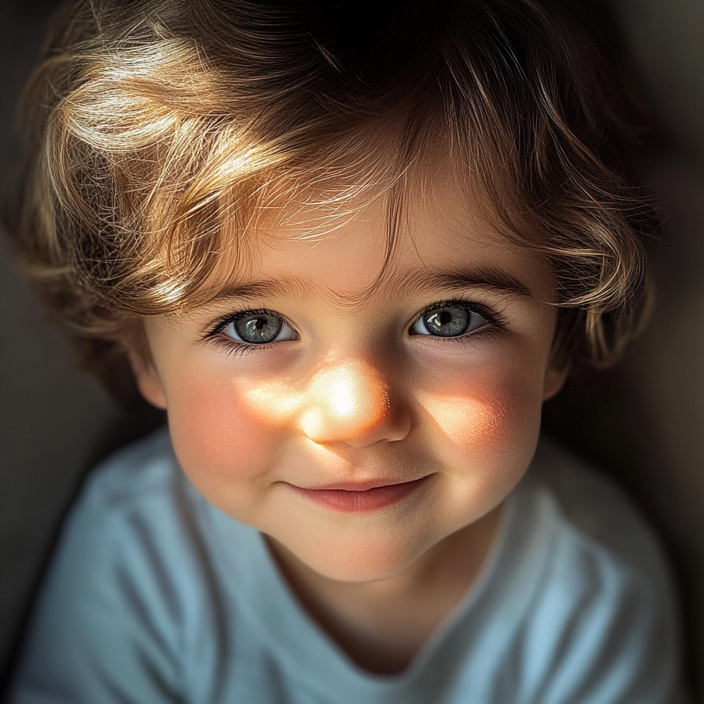 Un magnifique petit garçon | Source : Midjourney
