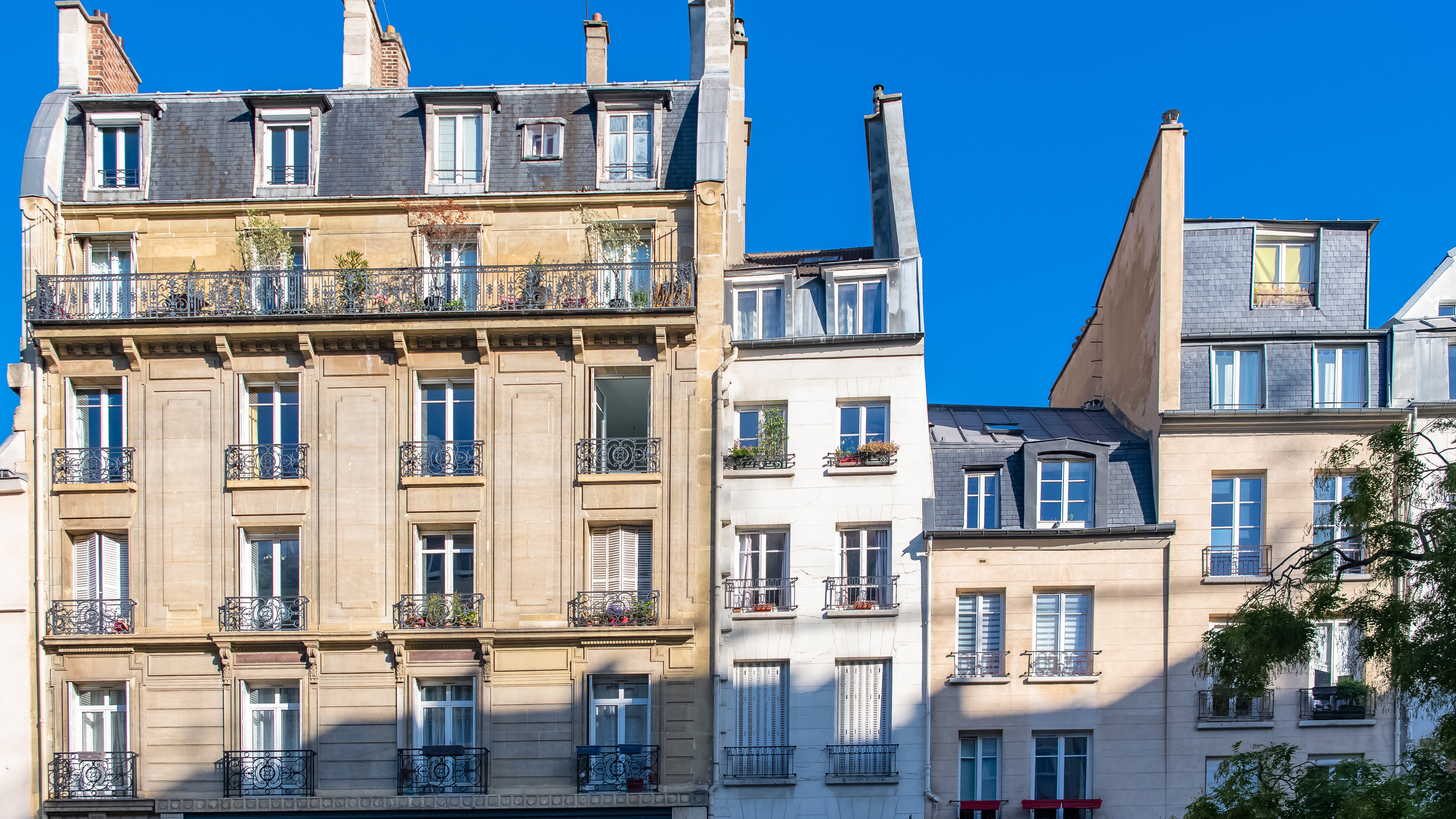 Paris, façades typiques, beaux immeubles de Montmartre. | Photo : Shutterstock