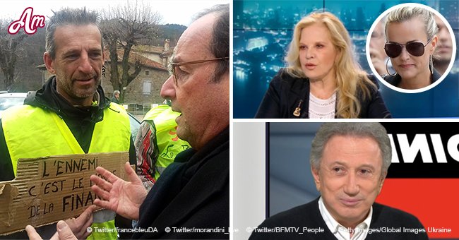 François Hollande soutient les 'gilets jaunes', Sylvie Vartan tacle Laeticia, Michel Drucker à propos des rumeurs de sa mort: Top de la journée
