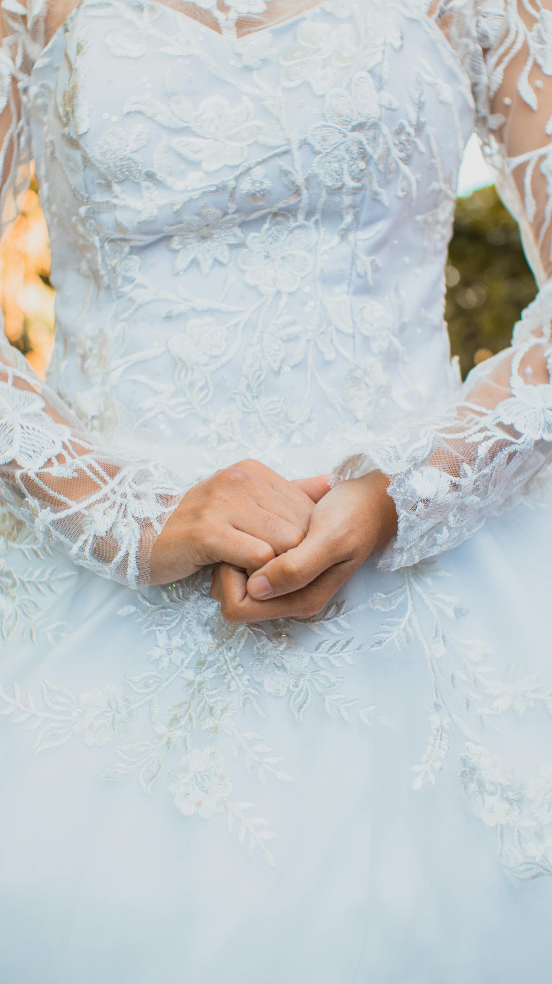 Une femme dans une robe de mariée blanche | Source : Pexels