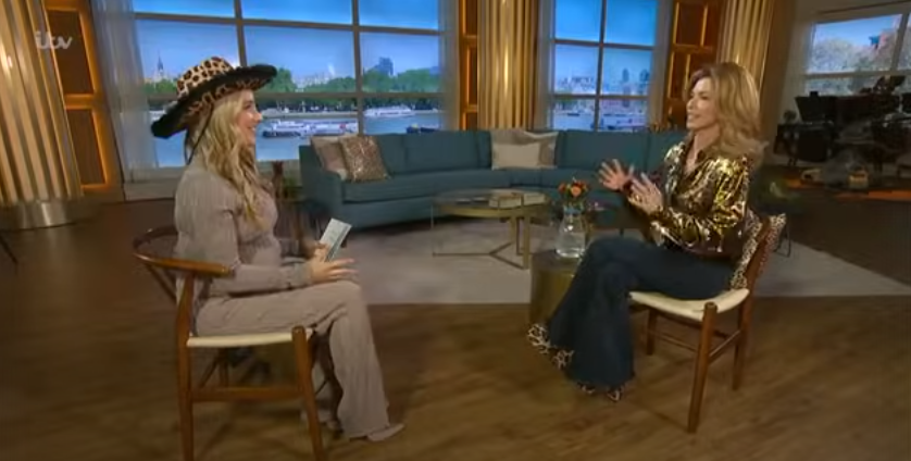 Shania Twain dans l'émission "This Morning" | Source : YouTube/@thismorning