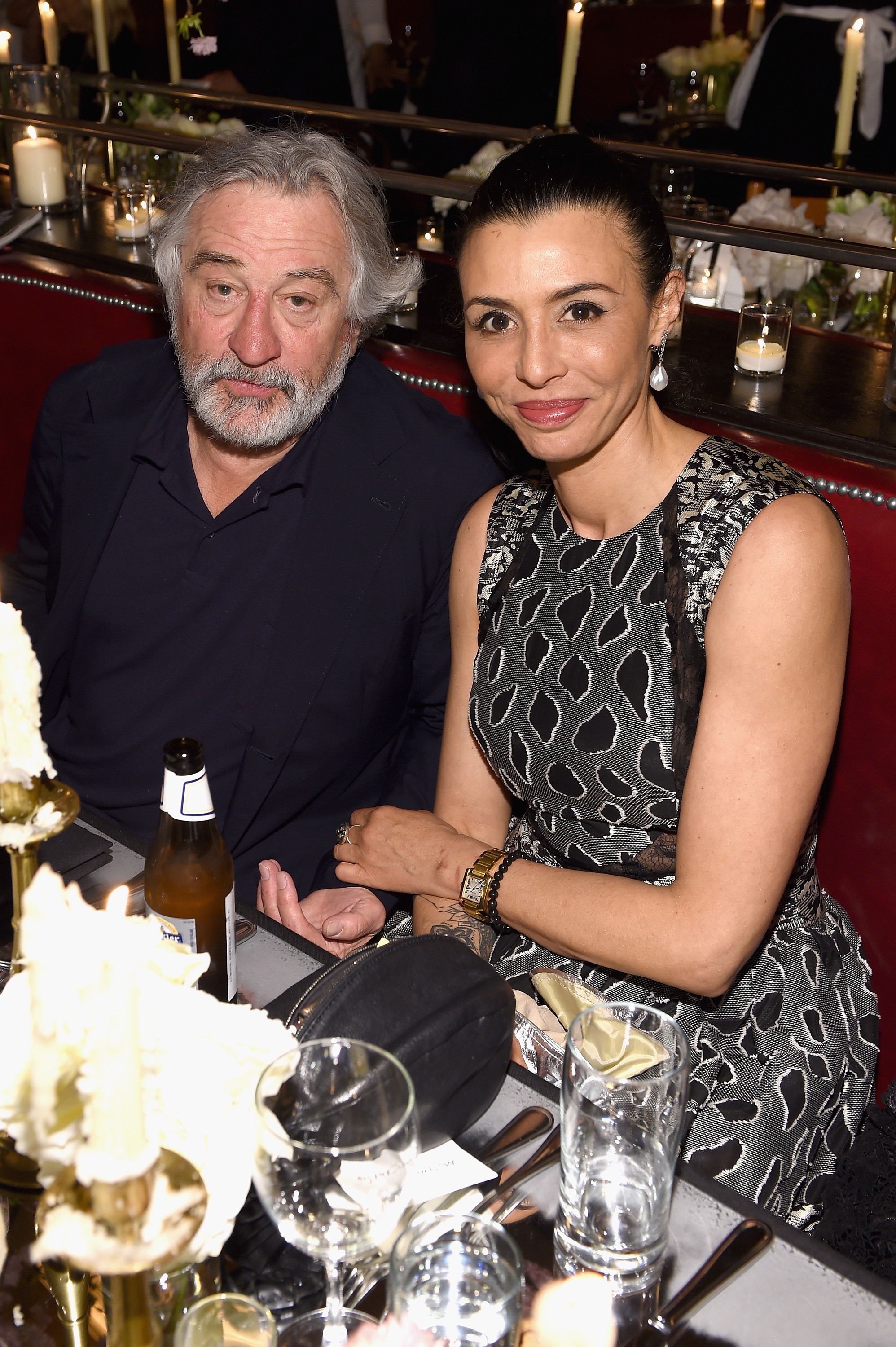 Robert et Drena De Niro au dîner des artistes du Chanel Tribeca Film Festival | Source : Getty Images