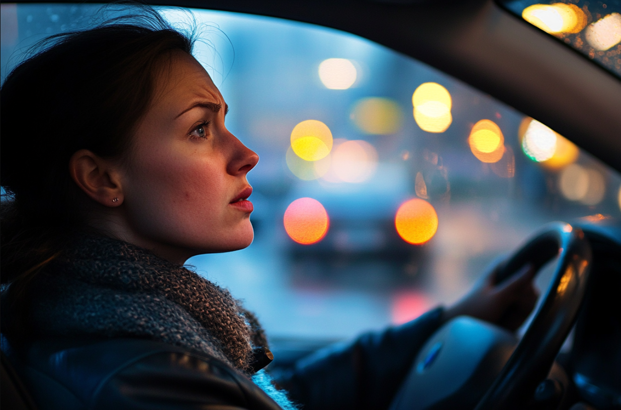 Une femme au volant | Source : Midjourney