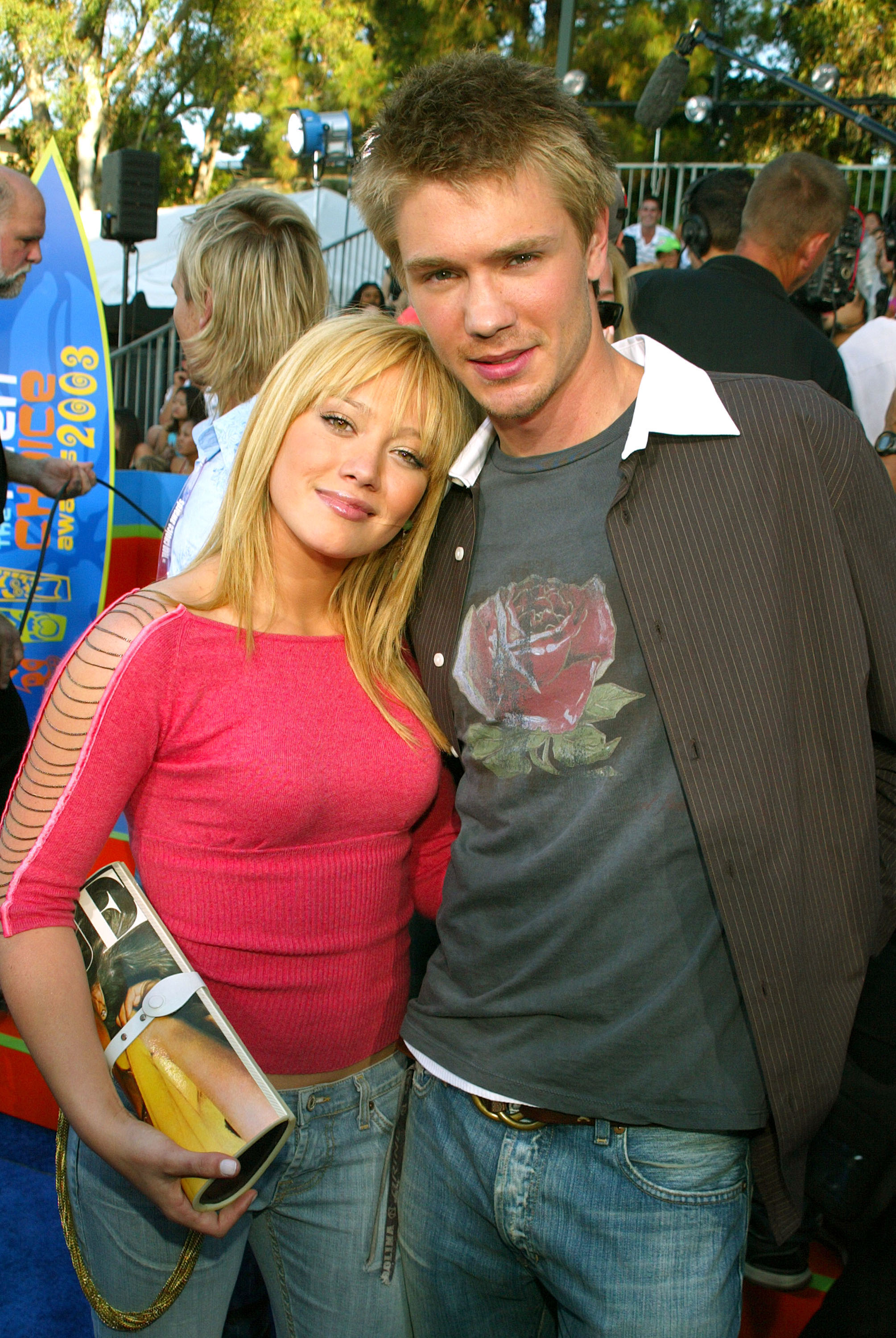 Hilary Duff et Chad Michael Murray aux Teen Choice Awards à Universal City, Californie, le 2 août 2003 | Source : Getty Images