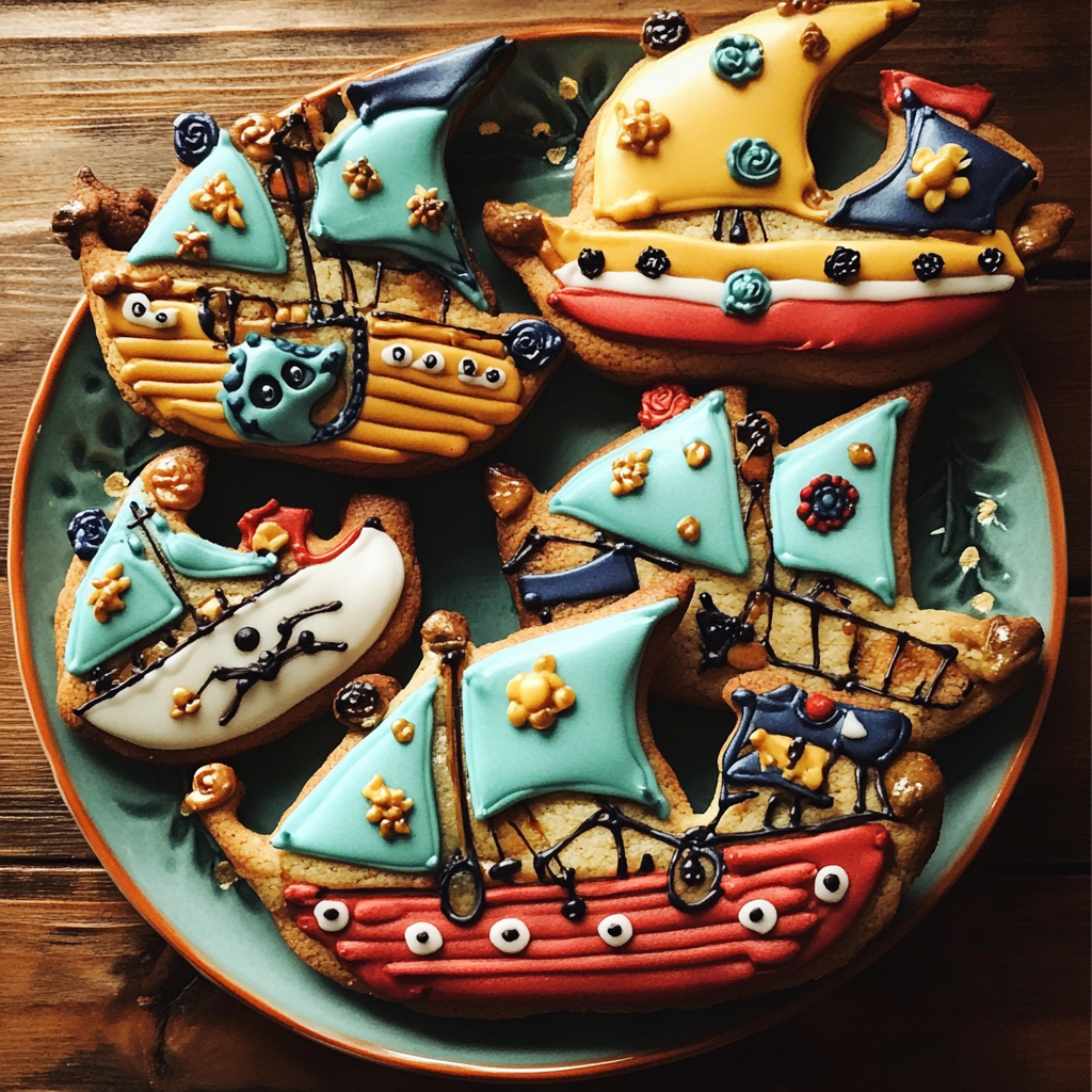 Biscuits de bateau pirate | Source : Midjourney