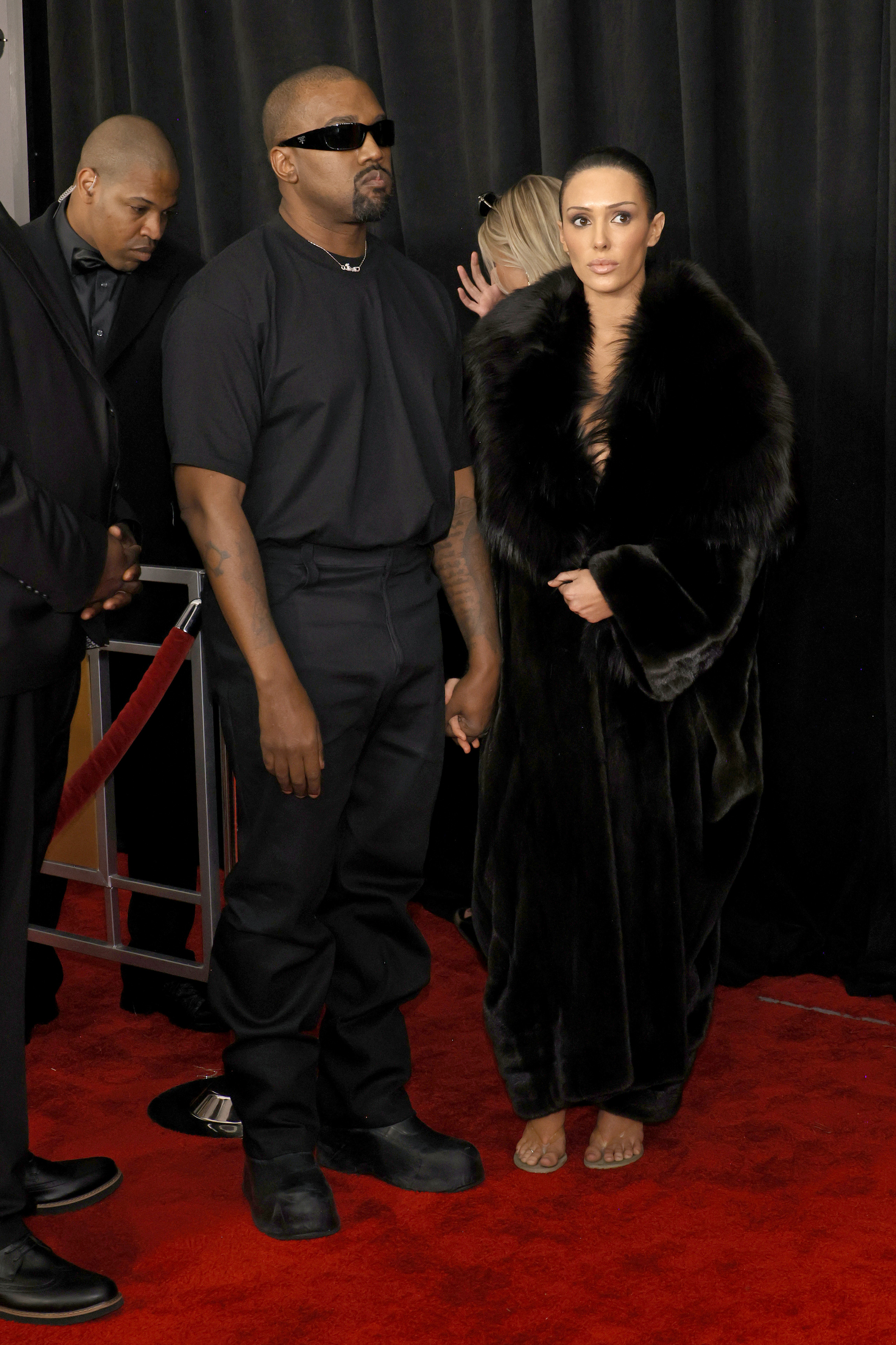 Kanye West et Bianca Censori lors de la 67e cérémonie annuelle des Grammy Awards le 2 février 2025. | Source : Getty Images