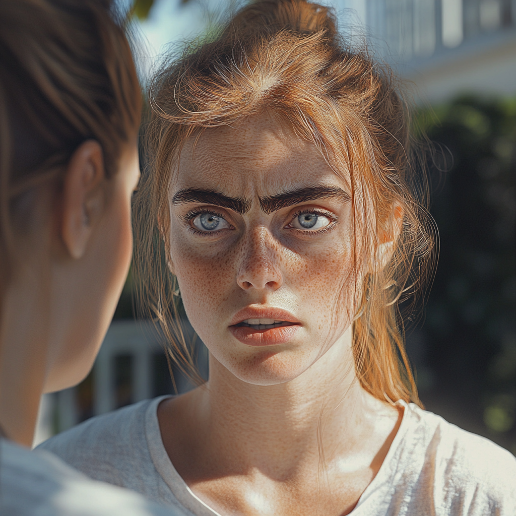 Une femme confrontée à sa belle-mère | Source : Midjourney