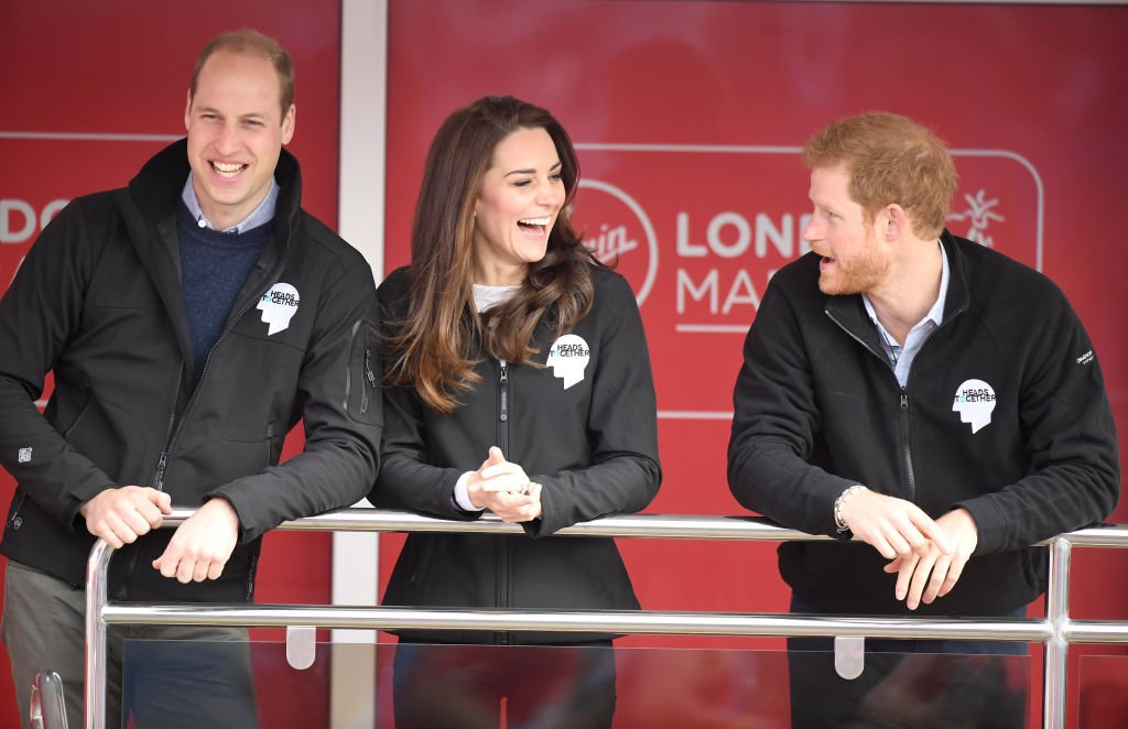William, Kate et Harry. І Source : Getty Images