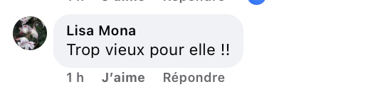 Commentaire d'un internaute I Source : https://www.facebook.com/reel/1403549441563226