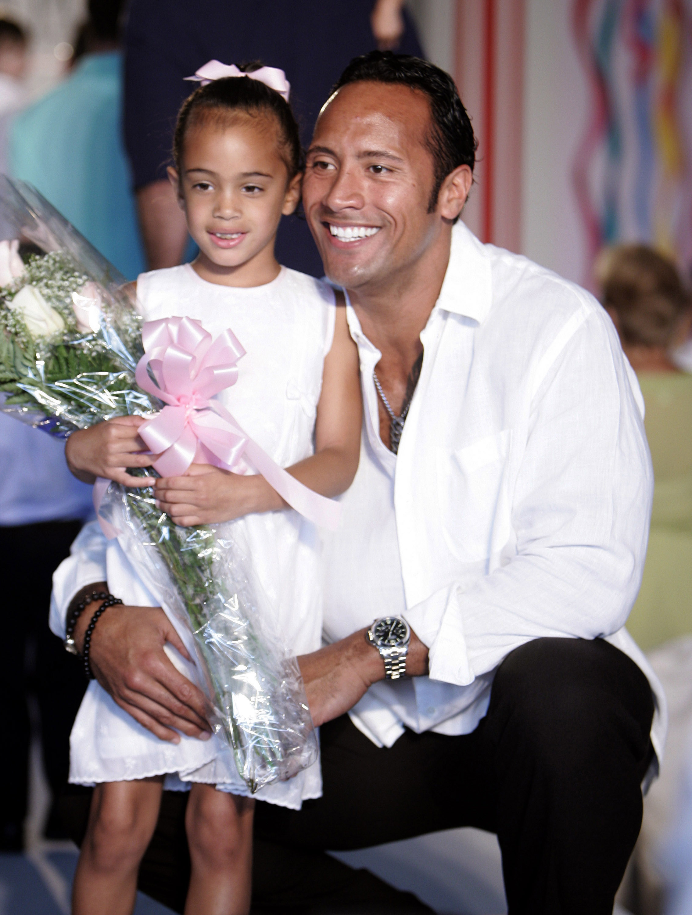 Dwayne et Simone Johnson photographiés le 3 juin 2006 | Source : Getty Images