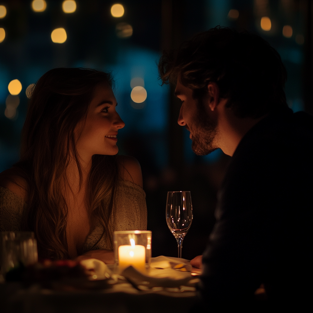 Couple lors d'un dîner en tête-à-tête | Source : Getty Images