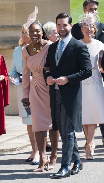 Serena Williams et Alexis Ohanian assistent au mariage du prince Harry avec Meghan Markle à la chapelle St George du château de Windsor le 19 mai 2018. | Photo : Getty Images