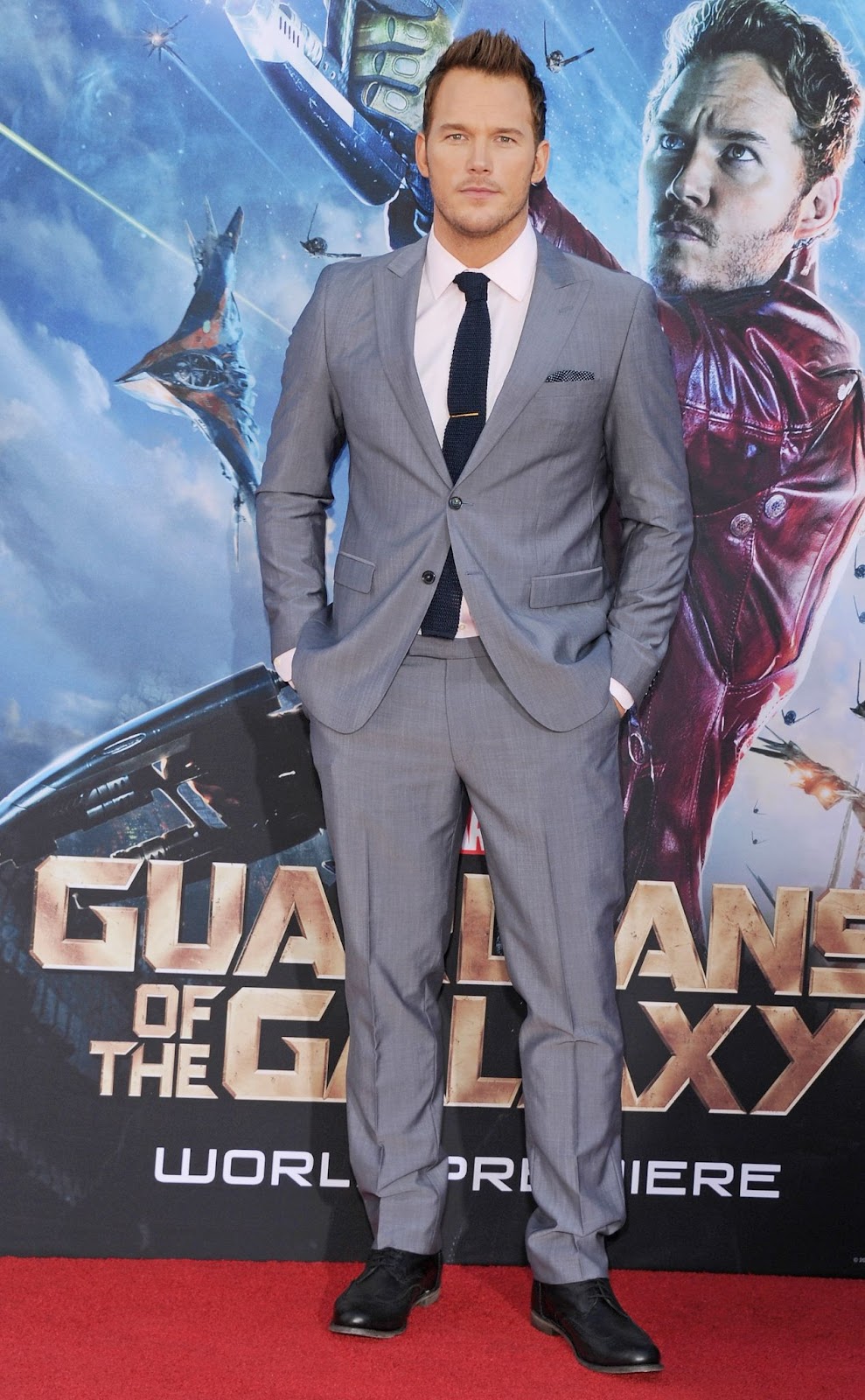 Chris Pratt à la première de « Guardians of the Galaxy » à Hollywood, en Californie, le 21 juillet 2014. | Source : Getty Images