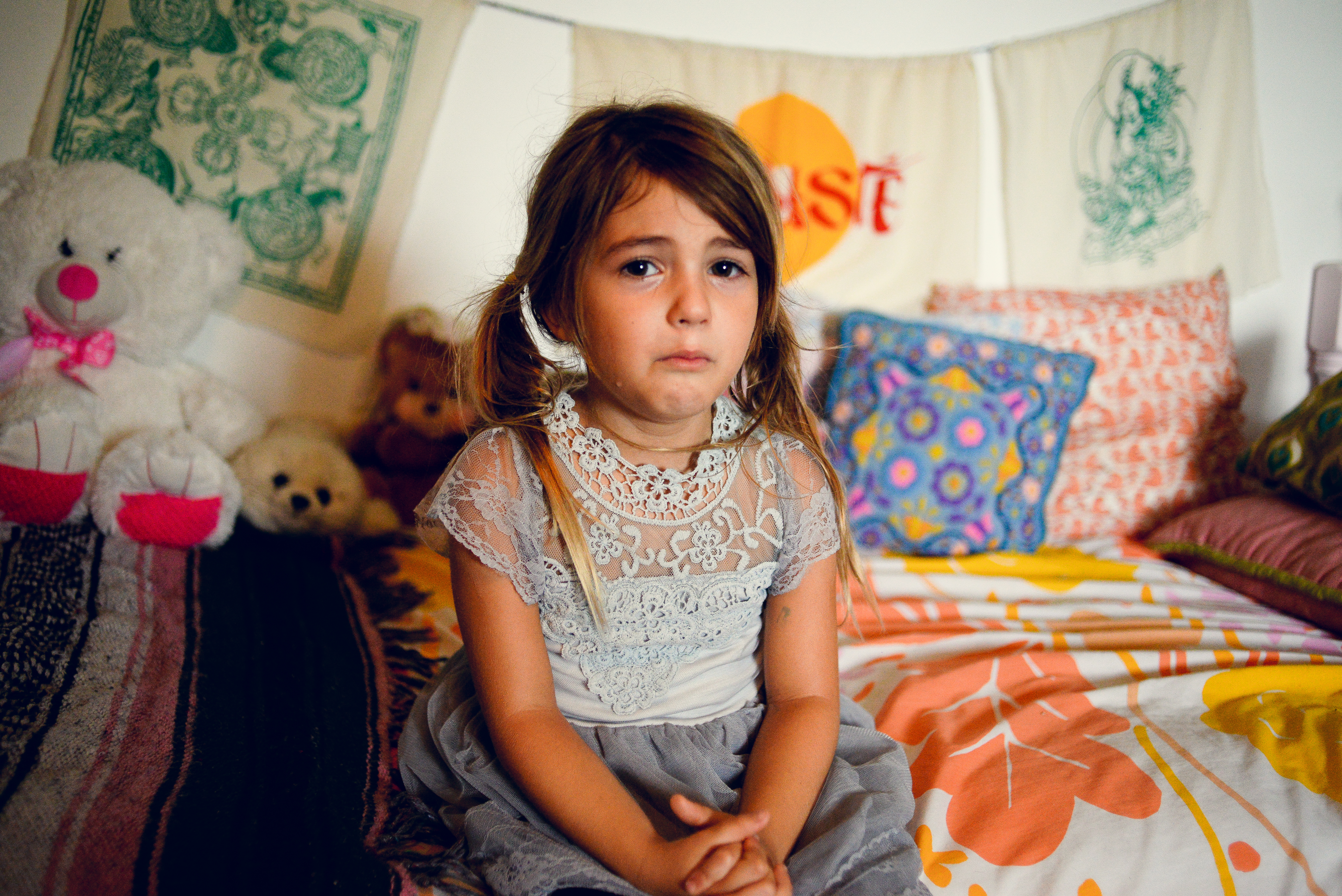 Une petite fille en pleurs | Source : Getty Images