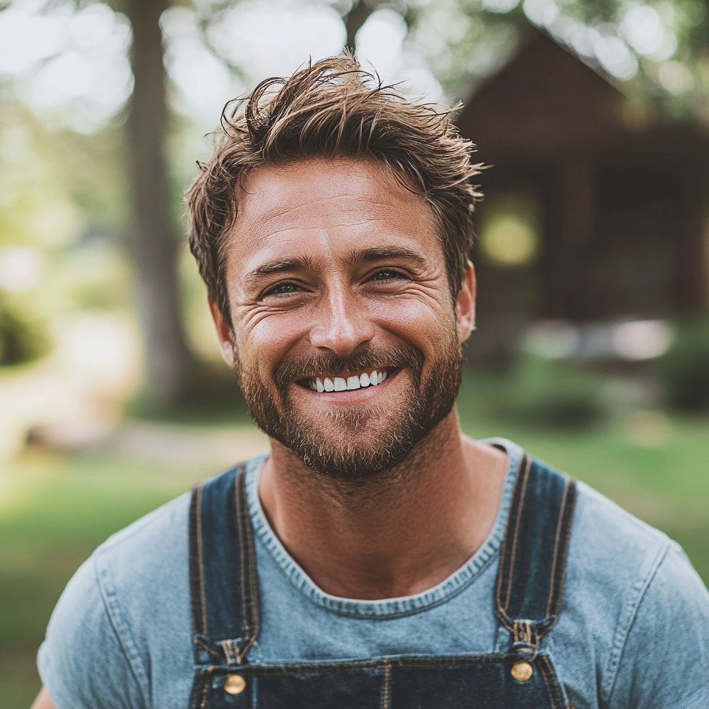 Un homme souriant | Source : Midjourney