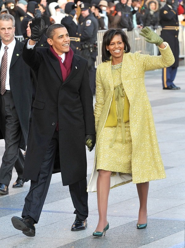 Barack et Michelle Obama lors du défilé inaugural du 20 janvier 2009 à Washington, DC, |  Photo : Getty Images