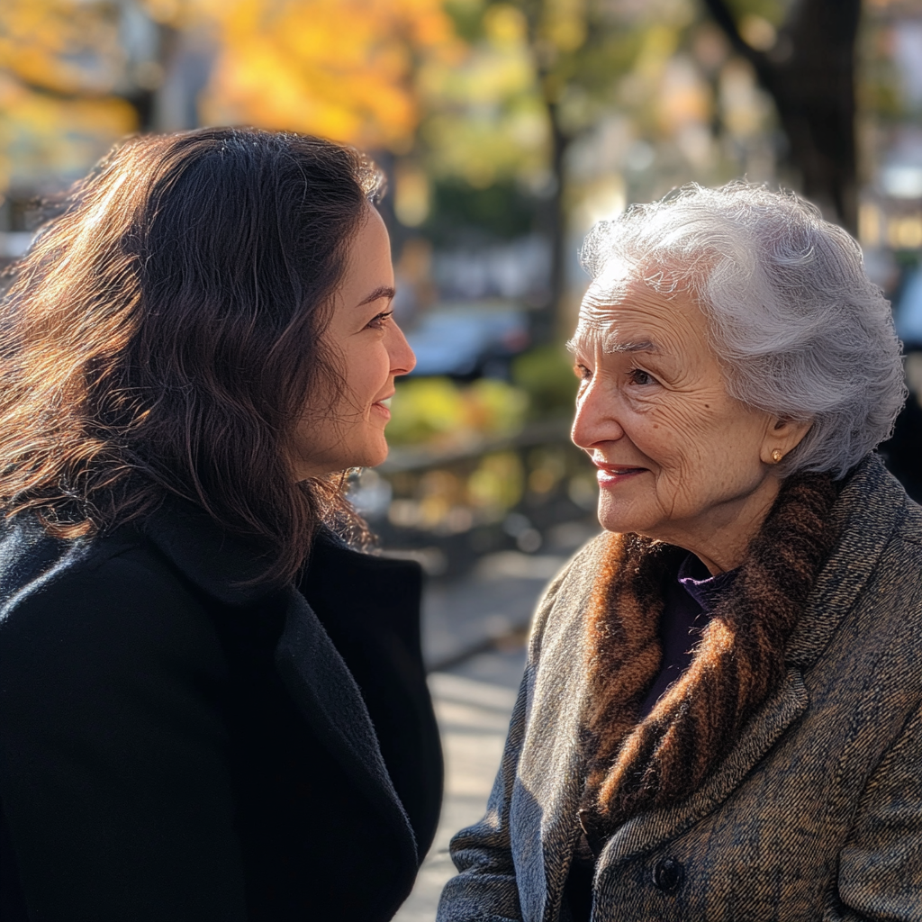 Femmes en train de discuter | Source : Midjourney