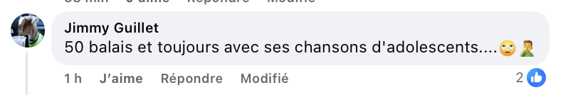 Commentaire d'un internaute I Source : https://www.facebook.com/parismatchmag/posts/pfbid05tcpRmHigXd8sNtvdAEDpQZUf7gofq77PJfANgsqmSka1XShY3YCxhXN1buwpoDyl