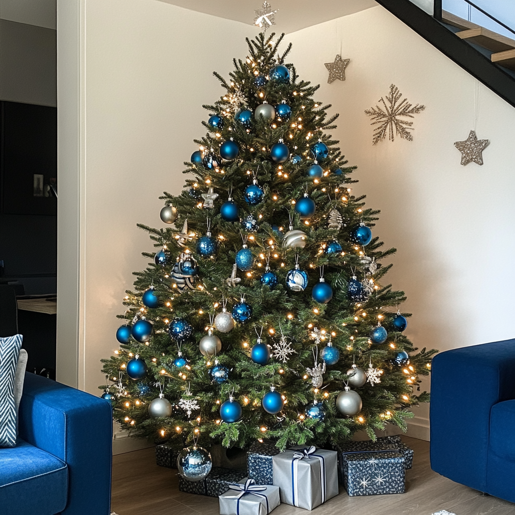 Un sapin de Noël dans un appartement | Source : Midjourney