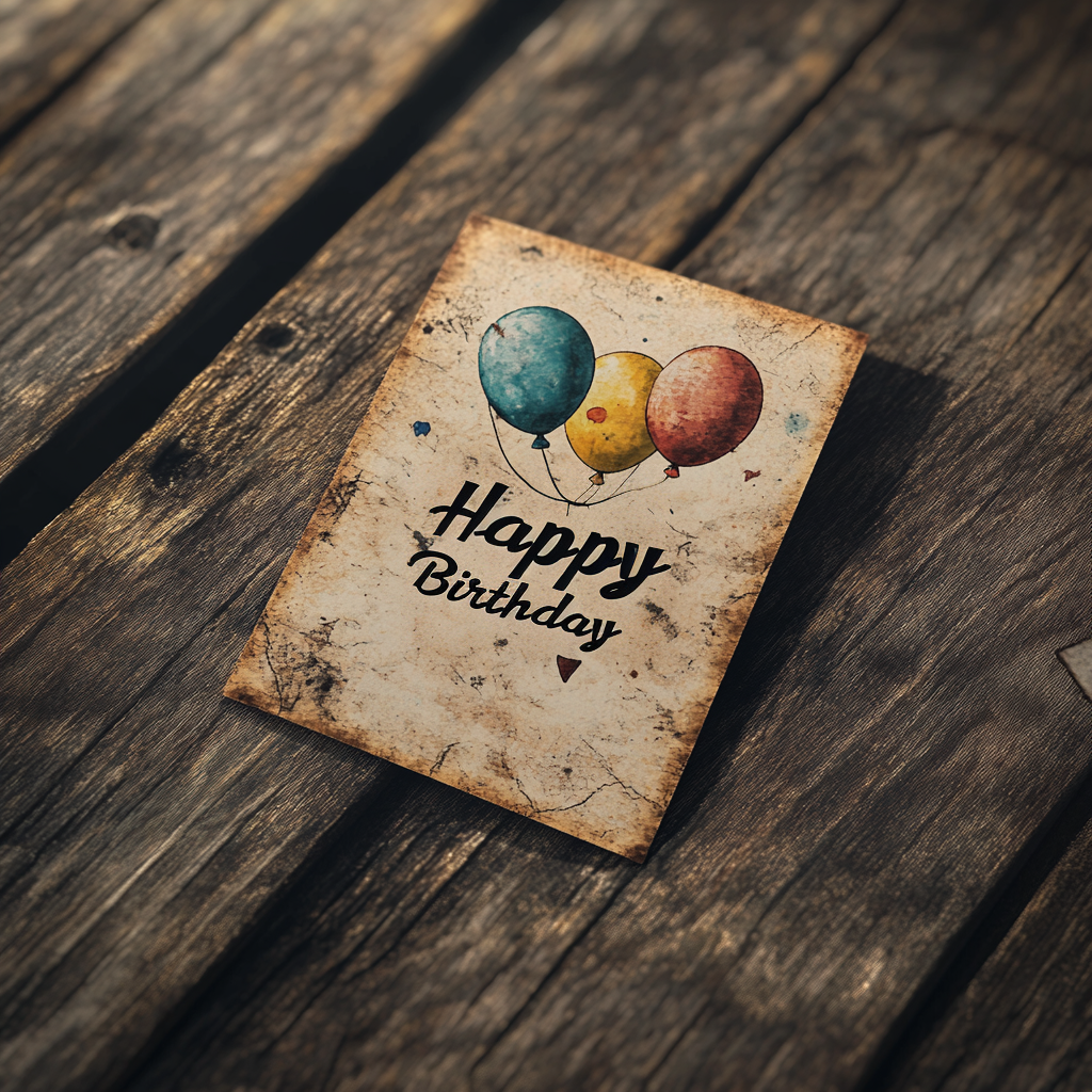 Une carte d'anniversaire | Source : Midjourney