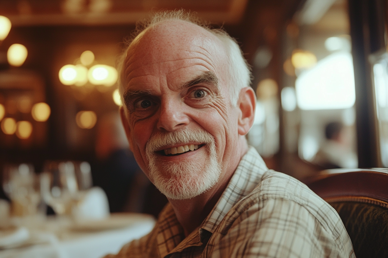 Un homme âgé dans un restaurant | Source : Midjourney