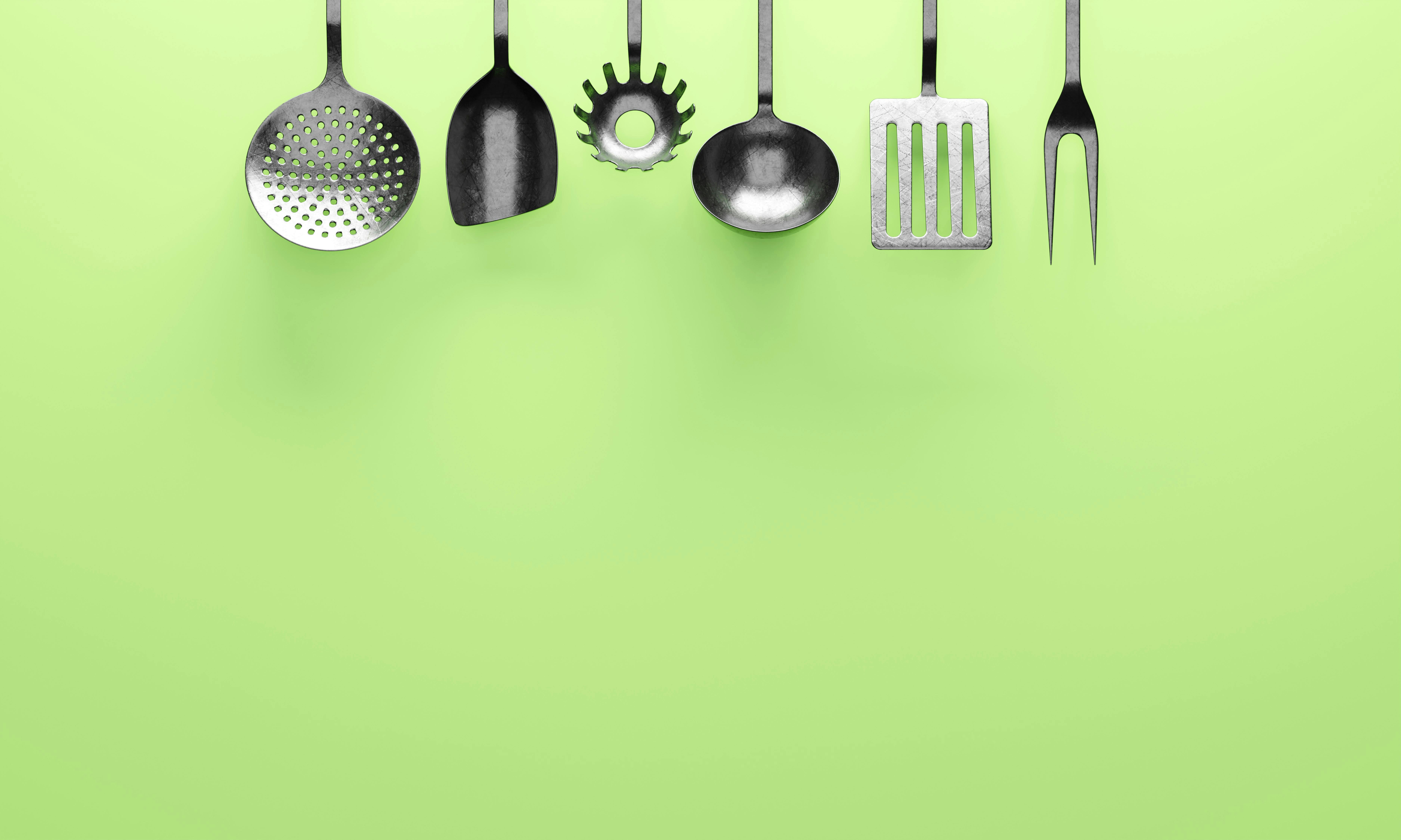 Ustensiles de cuisine en acier | Source : Pexels