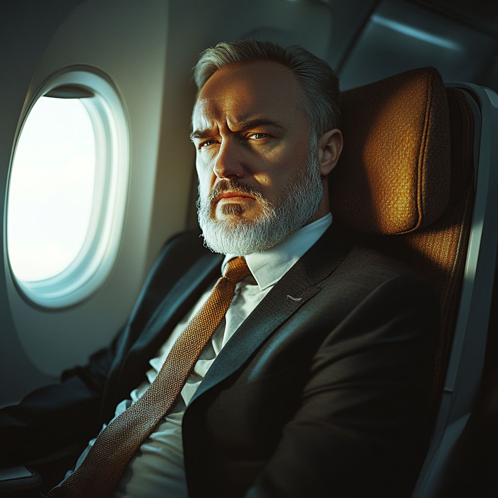 Un homme d'affaires à l'air furieux | Source : Midjourney