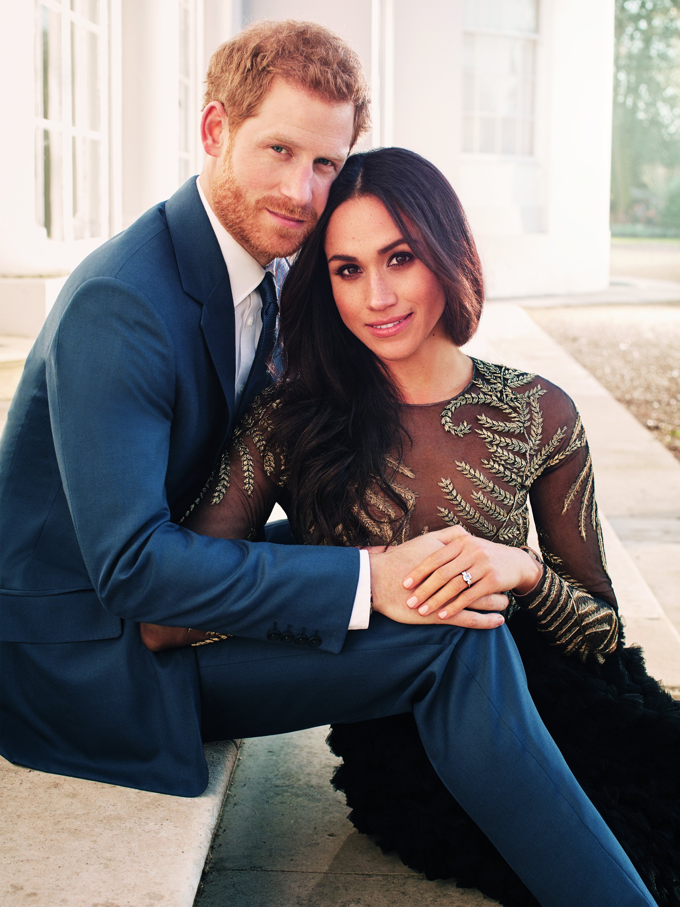 Photo du prince Harry et de Meghan Markle après l'annonce de leurs fiançailles | Source : Getty Images