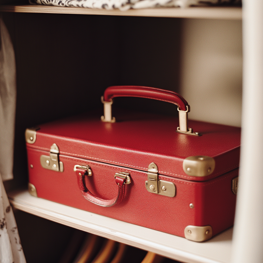 Une valise dans un placard | Source : Midjourney