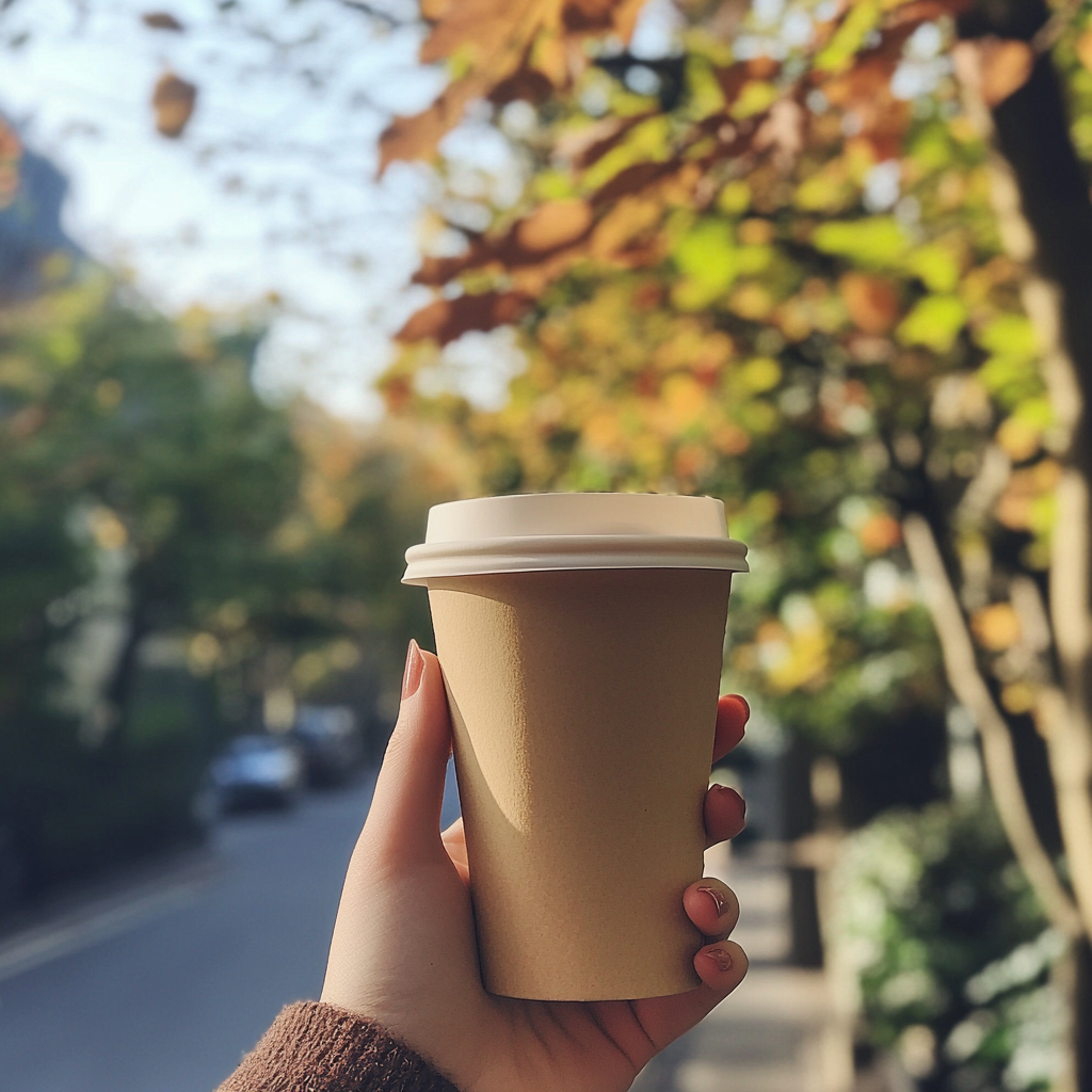 Une personne tenant une tasse de café | Source : Midjourney