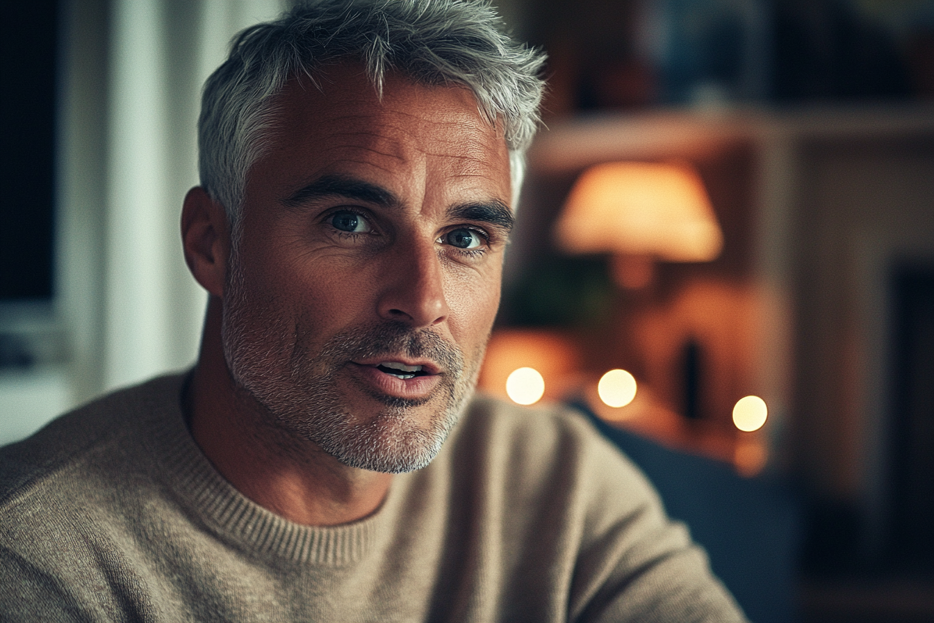 Un homme qui parle | Source : Midjourney