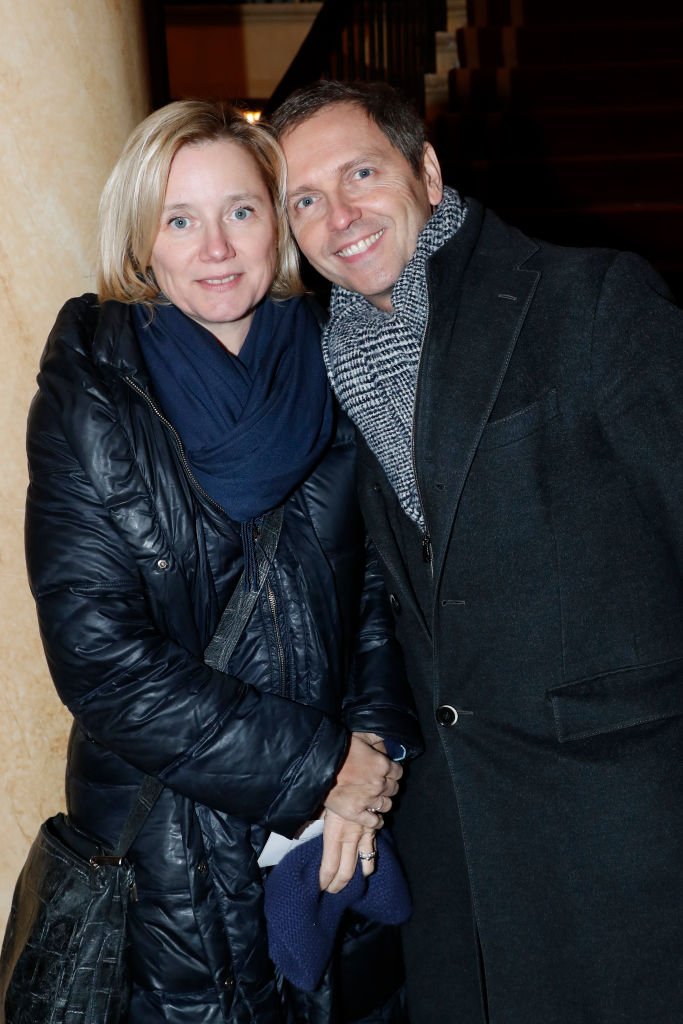 Thomas Hugues et Isabelle Roche le 28 janvier 2019 à Paris. l Source : Getty Images