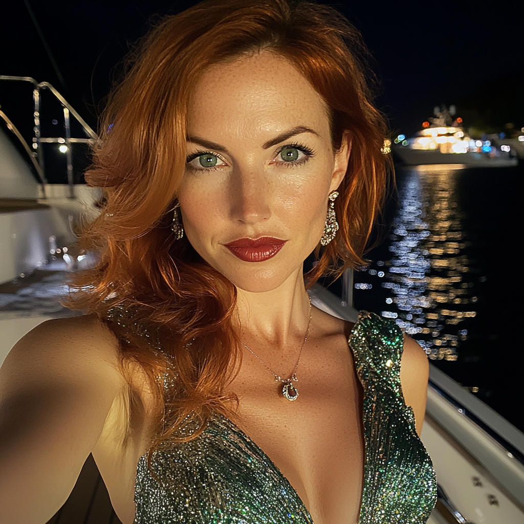 Une femme sur un yacht | Source : Midjourney