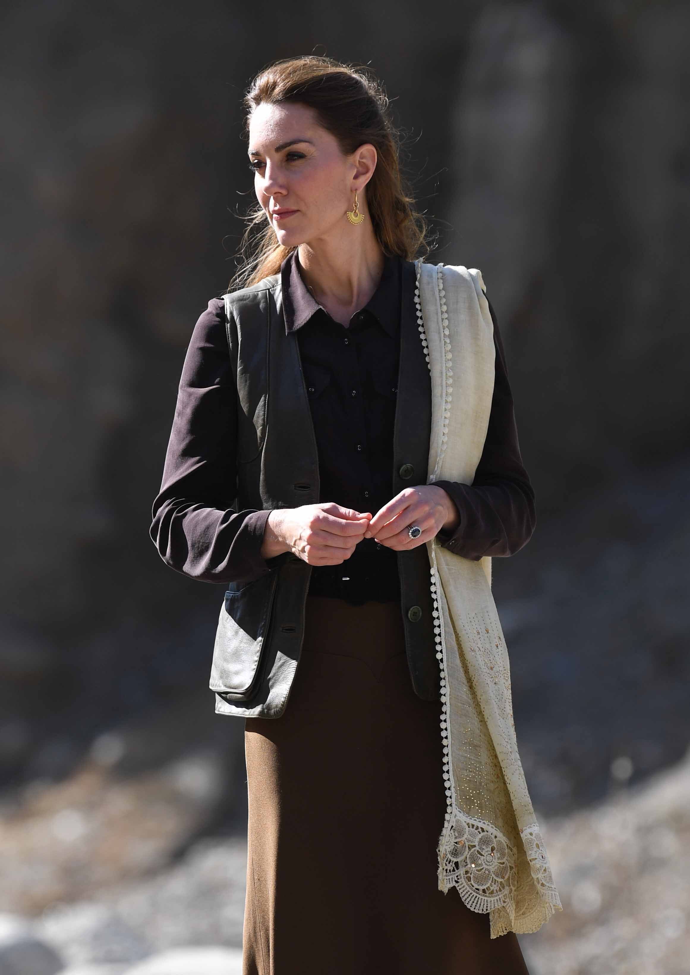 Kate Middleton visite les glaciers au Pakistan. | Source: Getty Images